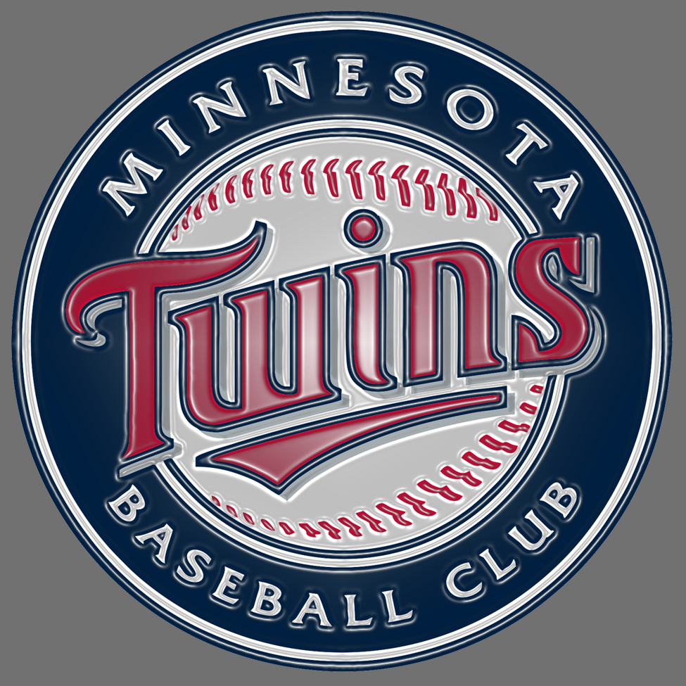 Minnesota Twins Plastic Effect Logo vinyl decal